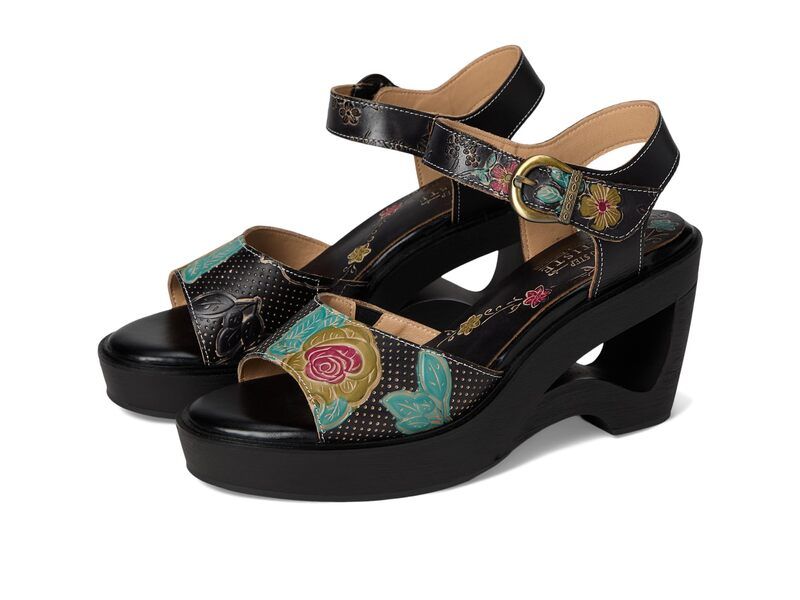 スプリングステップ レディース シューズ ヒール LArtiste by Spring Step Coolchic Black Multi ブラック