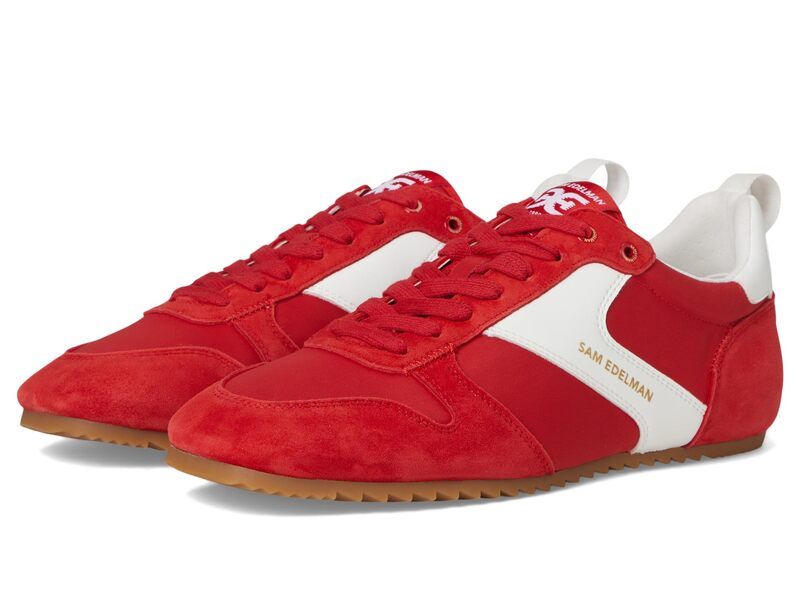 サムエデルマン レディース シューズ スニーカー Sam Edelman Zaria RedWhite ホワイト