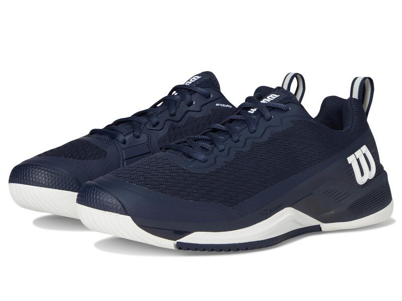 ウィルソン メンズ シューズ スニーカー Wilson Rush Pro 45 Navy ネイビー