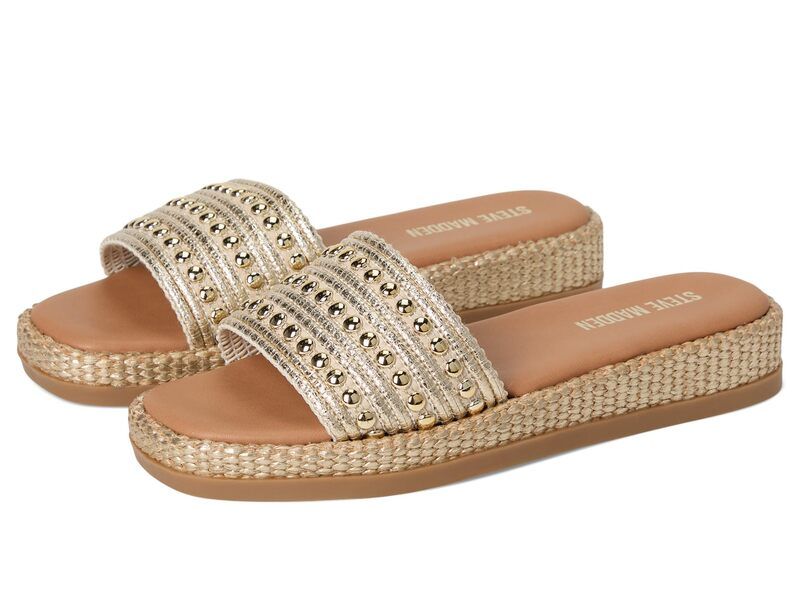 スティーブ マデン レディース シューズ ヒール Steve Madden Boardwalk Natural Multi マルチカラー