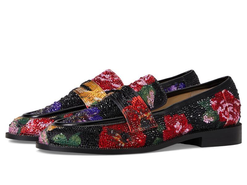 ブルーバイベトシージョンソン レディース シューズ スリッポン・ローファー Blue by Betsey Johnson Canne Black Flower Mu ブラック