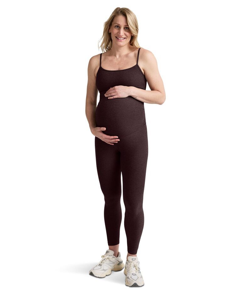 ビヨンドヨガ レディース トップス ジャンプスーツ マタニティ Beyond Yoga Spacedye Uplevel Maternity Jumpsuit Dark Chocolate チョコレート