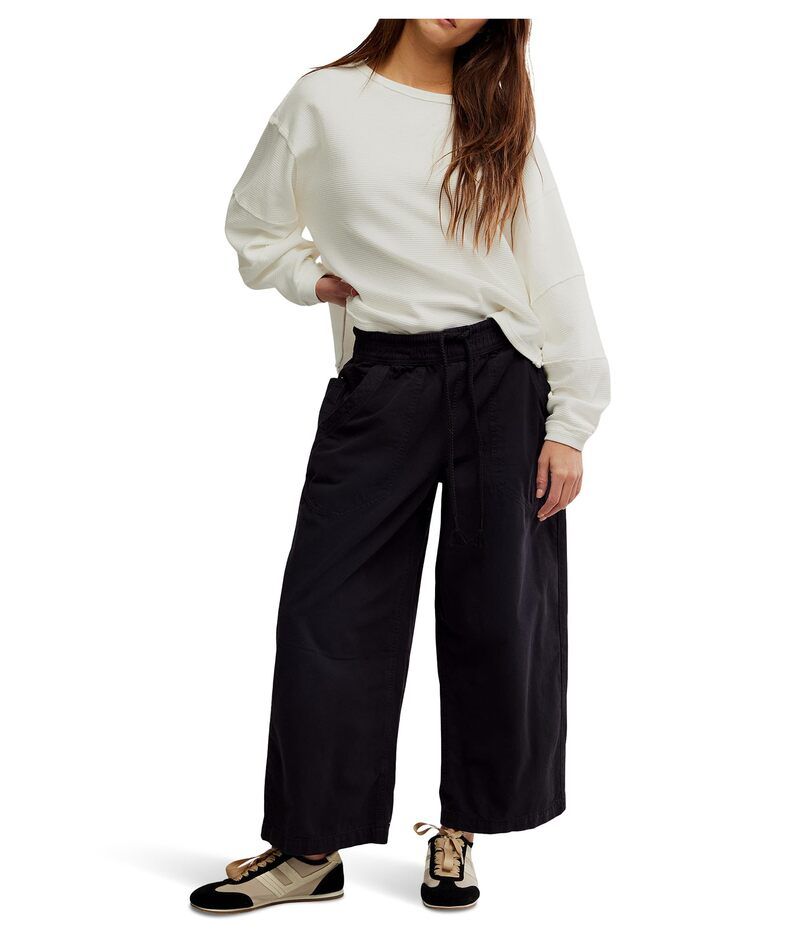 フリーピープル レディース ボトムス カジュアルパンツ Free Peopleasy Peasy Pull On Black ブラック