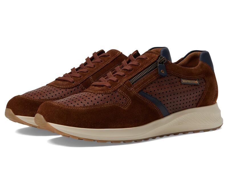 メフィスト メンズ シューズ スニーカー Mephisto Dino Perf Brown Velsport ブラウン