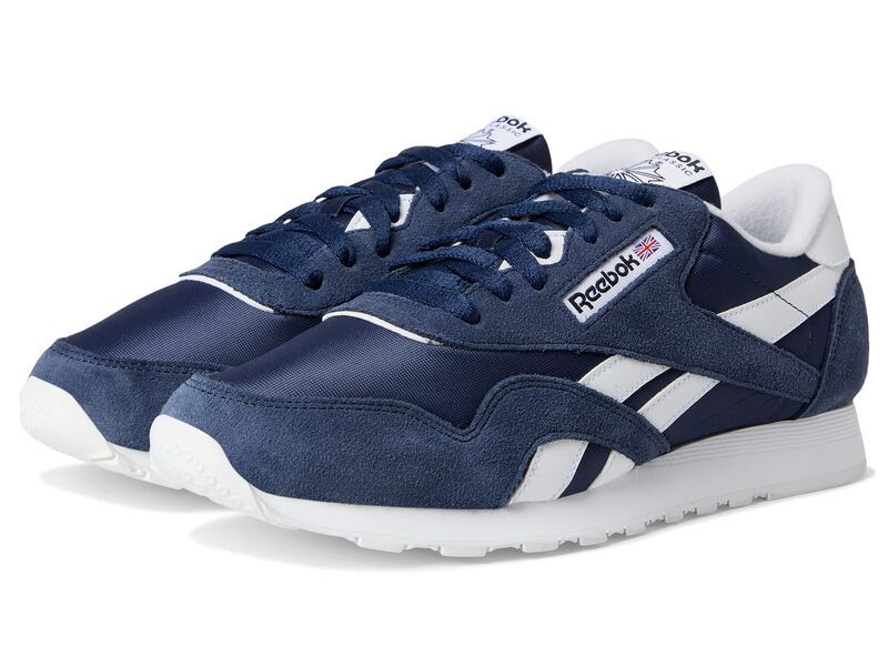 リーボック メンズ シューズ スニーカー ナイロン Reebok Lifestyle Classic Nylon Vector NavyWhi ネイビー