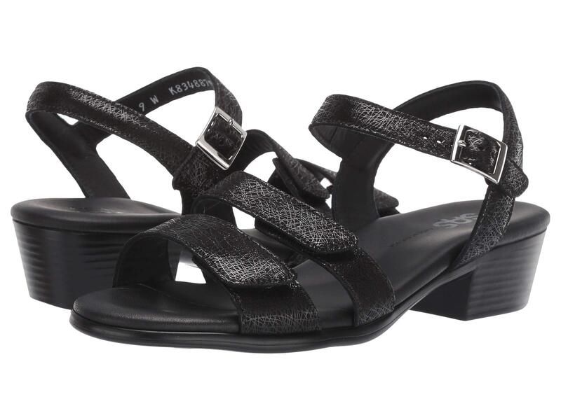 サス レディース シューズ ヒール SAS Savanna Web Black ブラック