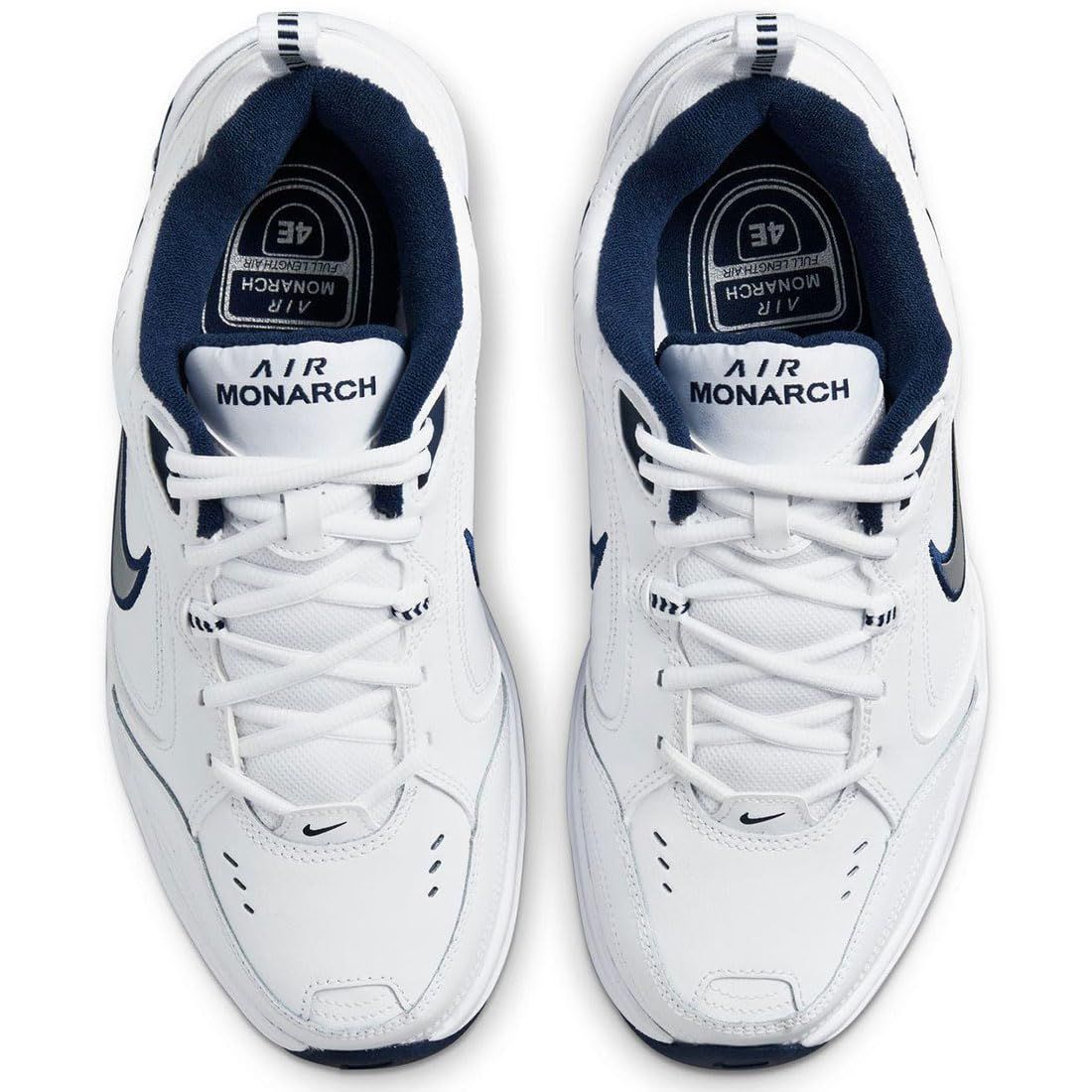 [ナイキ] エア モナーク 4 AIR MONARCH IV ホワイト/メタリックシルバー/ミッドナイトネイビー 416355-102 28.0cm [28.0 cm]