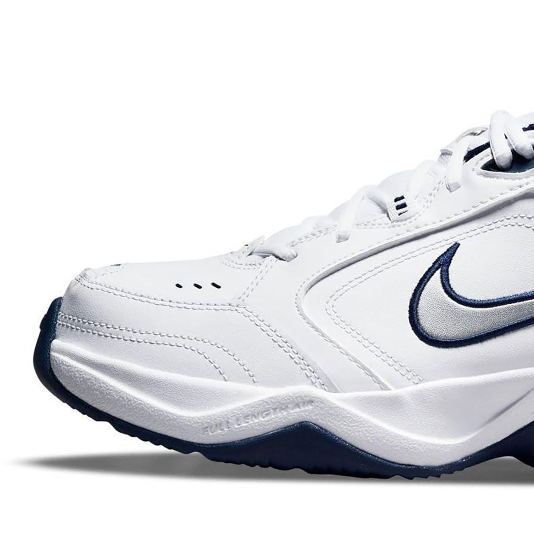 [ナイキ] エア モナーク 4 AIR MONARCH IV ホワイト/メタリックシルバー/ミッドナイトネイビー 416355-102 28.0cm [28.0 cm]