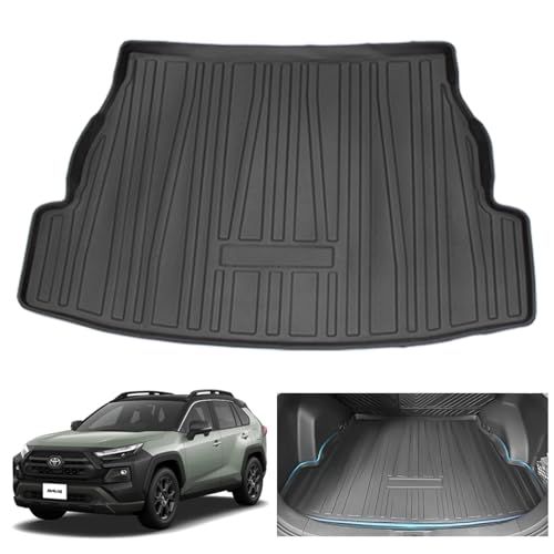 Wellvie classy RAV4 50系 ラゲッジマット トランクマット ラゲージトレイ アクセサリー カスタムマット カーゴマット ラバータイプ トヨタH31.4?現行 3Dラゲージトレイ カー用品 TPE素材 純正交換 車種専用設計 231f679c
