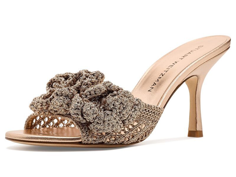 スチュアート ワイツマン レディース シューズ ヒール Stuart Weitzman Lotuslide 85 Light Gold ゴールド