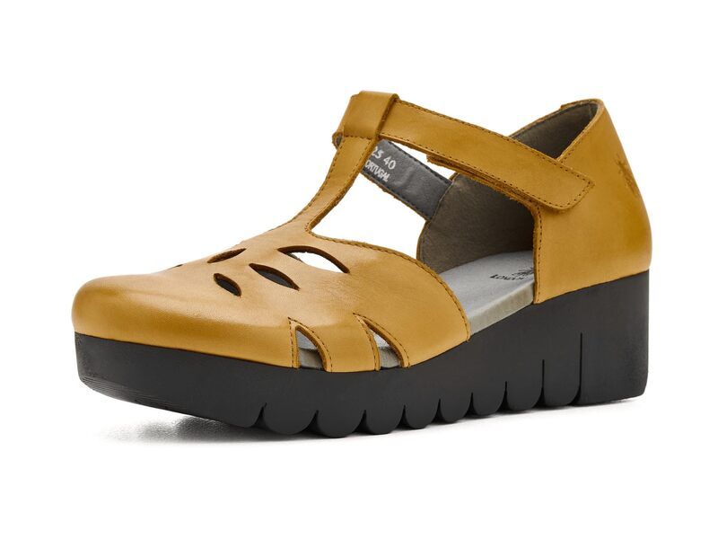 フライロンドン レディース シューズ ヒール FLY LONDON velt224fly Mustard マスタード