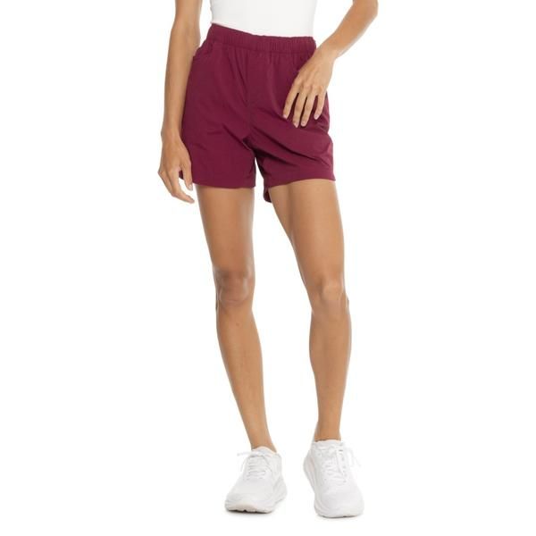 カーハート レディース ボトムス カジュアルパンツ リラックスフィット ショートパンツ Carhartt 105266 Force Relaxed Fit Ripstop 5Pocket Shorts Bordeaux