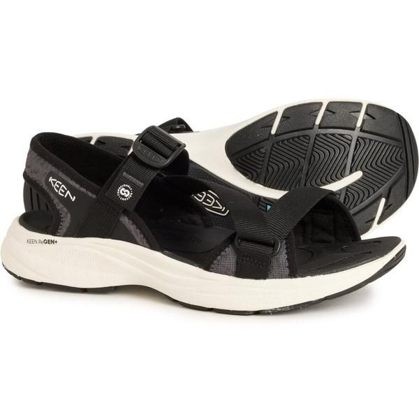 キーン レディース シューズ サンダル Keen Leiki Open Toe Sandals For Women BlackStar White ホワイト