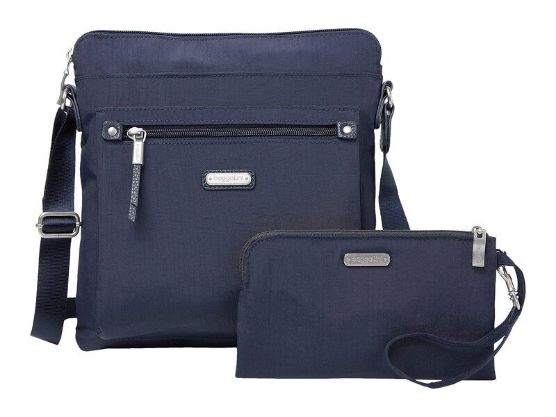 バッガリーニ レディース バッグ Baggallini Go Bagg with RFID Phone Wristlet French Navy ネイビー