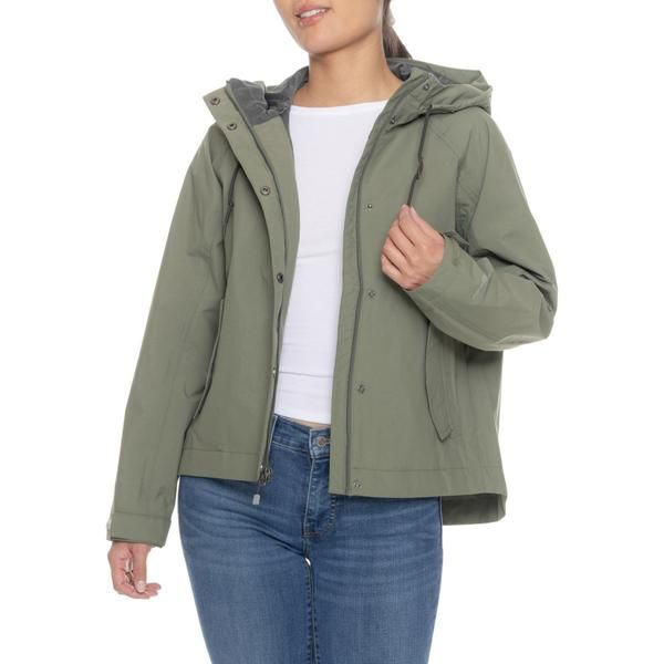 エディー バウアー レディース アウター ジャケット・ブルゾン Eddie Bauer Portownsend Rain Jacket Waterproof Sprig