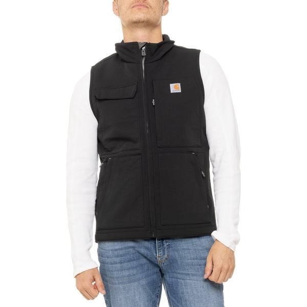 カーハート メンズ アウター ジャケット・ブルゾン リラックスフィットール ベスト Carhartt 104999 Big and Tall Super Dux Relaxed Fit Vest Sherpa Lined Black ブラック