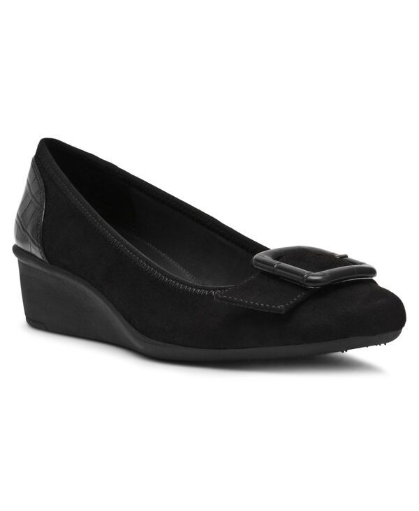アンクライン レディース シューズ パンプス Anne Klein Womens Wyatt Round Toe Casual Shoe Black ブラック
