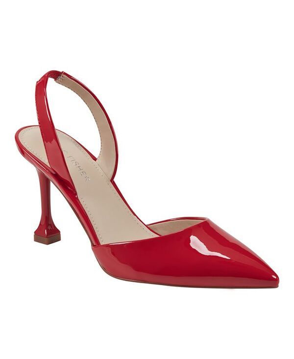 マークフィッシャー レディース シューズ パンプス Marc Fisher Womens Hadya Pointy Toe Stiletto Slingback Pumps Red Patent レッド