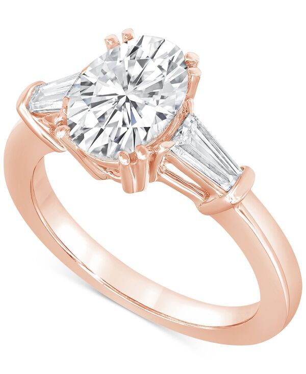 バッジェリーミシュカ レディース アクセサリー リング Badgley Mischka Certified Lab Grown Diamond Engagement Ring 212 ctw in 14k Rose Gold ゴールド