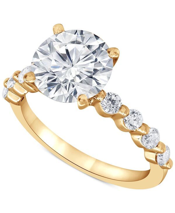 バッジェリーミシュカ レディース アクセサリー リング Badgley Mischka Certified Lab Grown Diamond Engagement Ring 312 ctw in 14k Yellow Gold イエロー