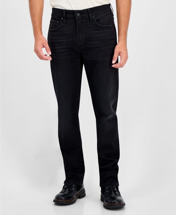ゲス メンズ ボトムス デニムパンツ ジーンズ GUESS Mens DavistraightFit Jeans Black ブラック