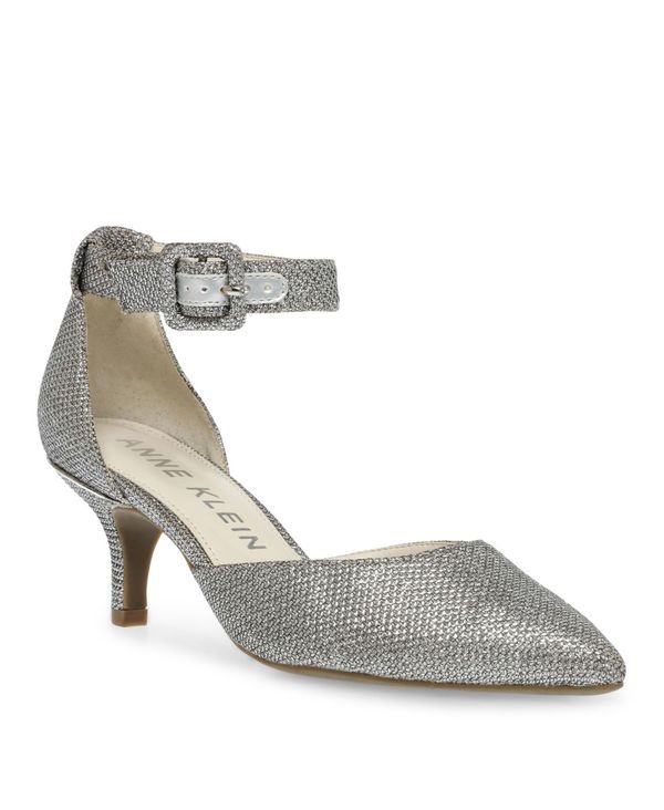 アンクライン レディース シューズ パンプス Anne Klein Womens Fabulist Pointed Toe Pumps Silver シルバー