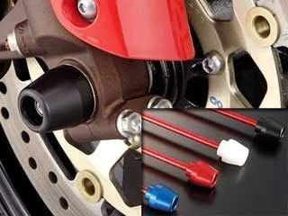 新品 アグラス(AGRAS) フロントアクスルプロテクター コーンタイプ レッド CBR1000RR(06-07) 343-170-A0R