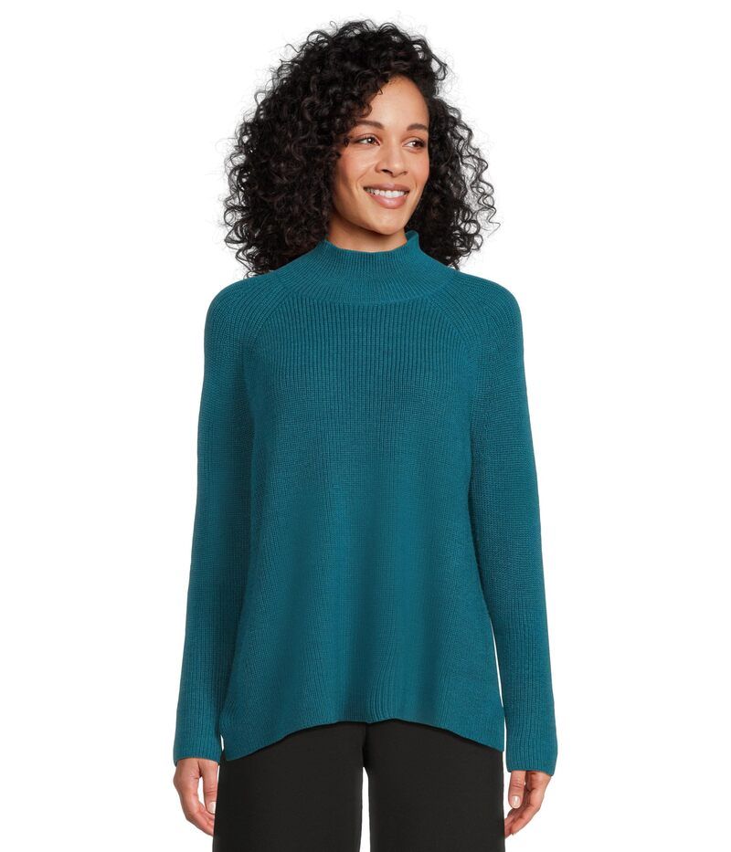 エイリーンフィッシャー レディース アウター ニット・セータートルネック Eileen Fisher Merino Turtle Neck Raglan Sweater Dragonfly