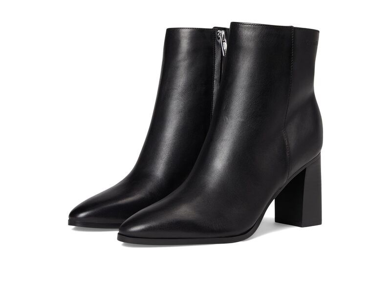 カルバンクライン レディース シューズ ブーツ・レインブーツ Calvin Klein Dezzi Black Leather ブラック