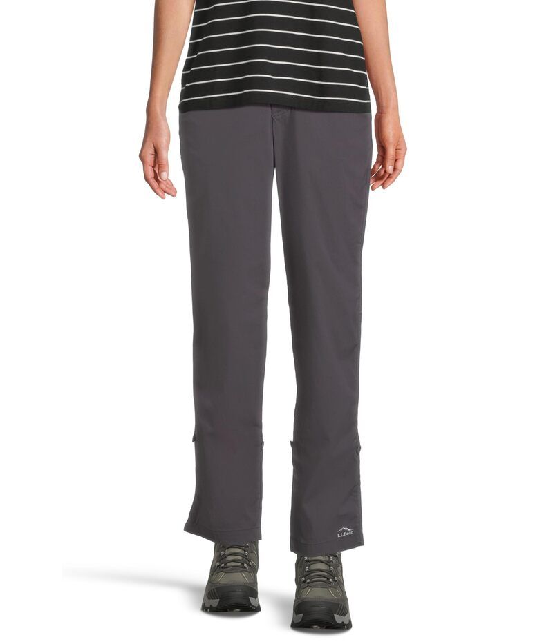 エルエルビーン レディース ボトムス カジュアルパンツ ストレート LLBean Access Trail Straight Leg Pants Granite