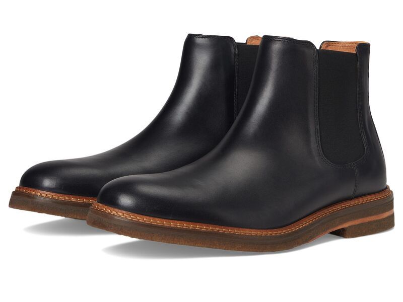 ジョンストンアンドマーフィー メンズ シューズ ブーツ・レインブーツ チェルシーブーツ チェルシー Johnston Murphy Calder 175th Chelsea Boots Black Oiled Ame ブラック