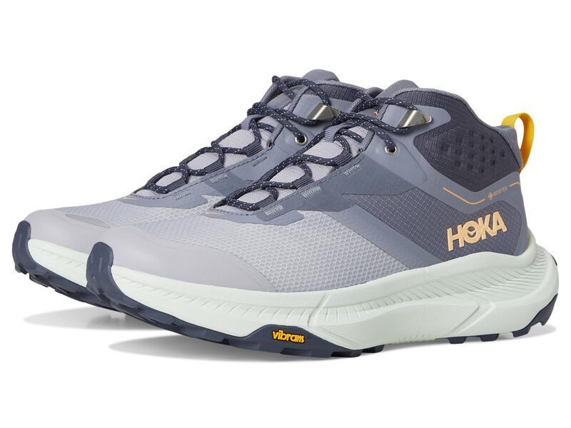 ホカオネオネ レディース シューズ ブーツ・レインブーツ Hoka Transport Hike GTXR Grey SkiesSea グレー