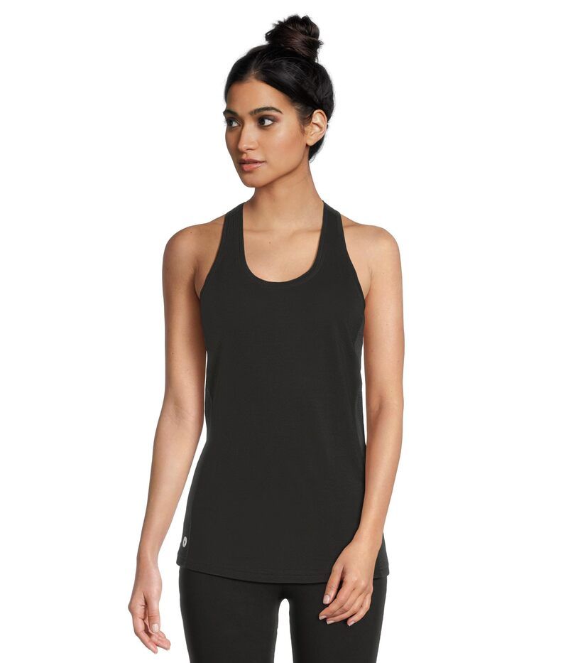 スマートウール レディース トップス シャツ メッシュ Smartwool Active Mesh Racerback Tank Black ブラック