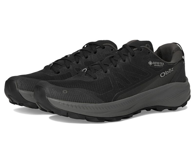 オボズ メンズ シューズ ブーツ・レインブーツ Oboz Katabatic LT Low GTX Black Sea ブラック