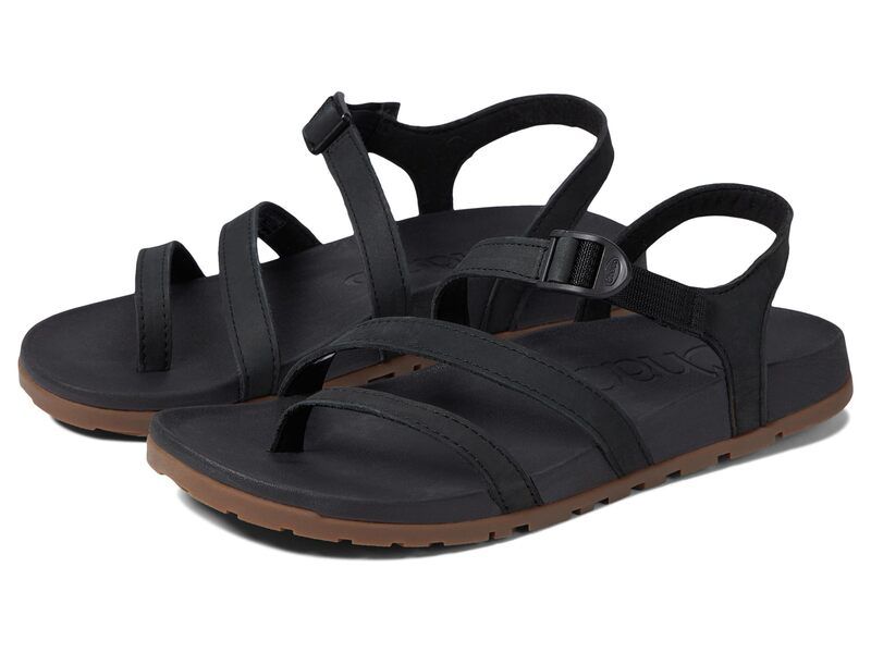 チャコ レディース シューズ サンダル ダウン レザー Chaco Lowdown Leather Strappy Black 1 ブラック