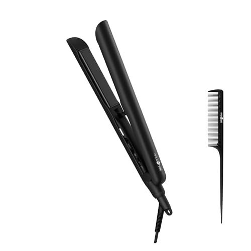 [ mod's hair ] スタイリッシュ マイナスイオンストレートアイロン (MHS-2520-K)【マイナスイオン搭載！ストレートもカールもしっとりツヤのある仕上がりに♪】 ヘアアイロン アイロン 海外対応 ヘア ヘアーアイロン コンパ 4a472dcb