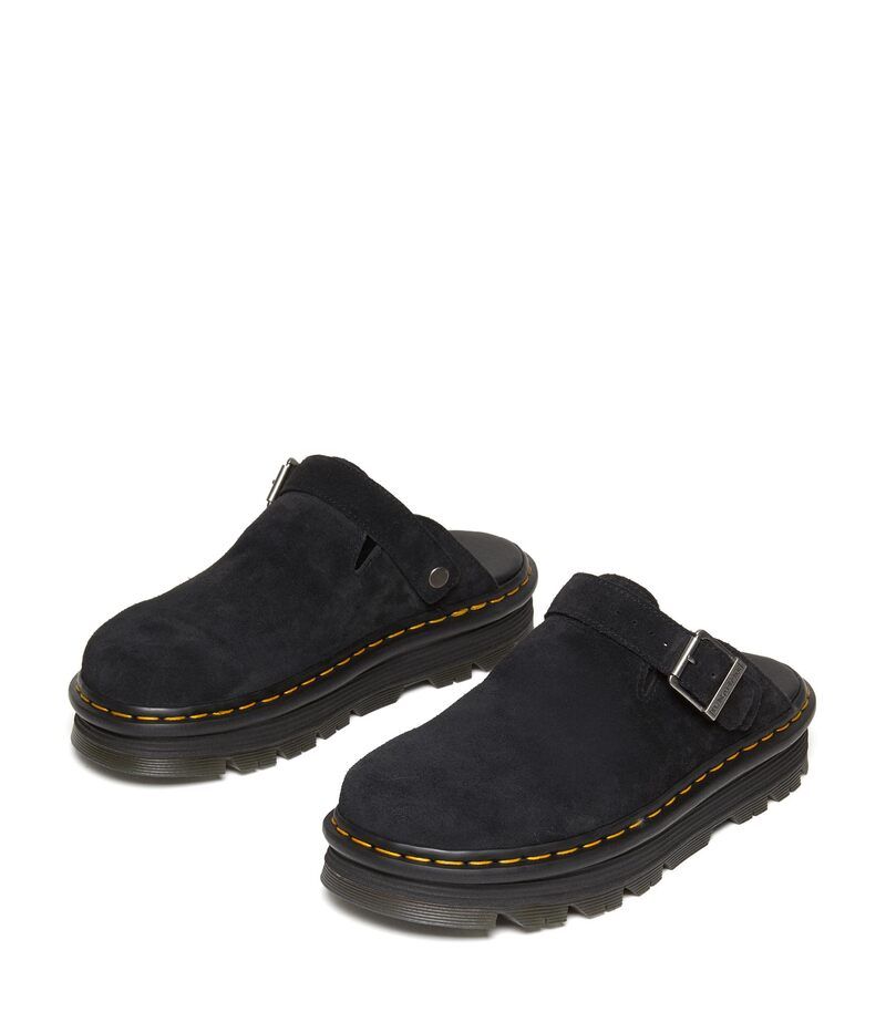ドクターマーチン メンズ シューズ サンダル Dr Martens Zeb Zag Mule Black EH Suede ブラック
