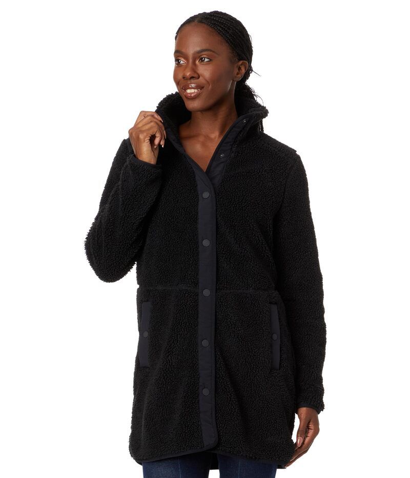 エルエルビーン レディース アウター コート LLBean Sherpa Coat Black ブラック