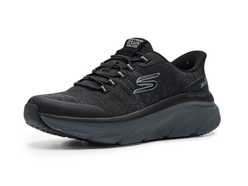 スケッチャーズ メンズ シューズ スニーカー SKECHERS DLux Walker 30 Drevven Hands Free SlipIn BlackCharcoal ブラック