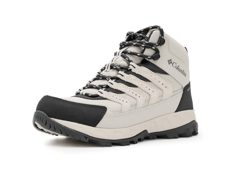 コロンビア レディース シューズ ブーツ・レインブーツ Columbia Strata Trail Mid Waterproof Cloud GreyDark グレー