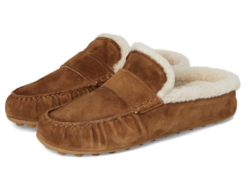 ヴィンス レディース シューズ サンダル Vince Berkley Shearling MuleClog Shoes Elmwood