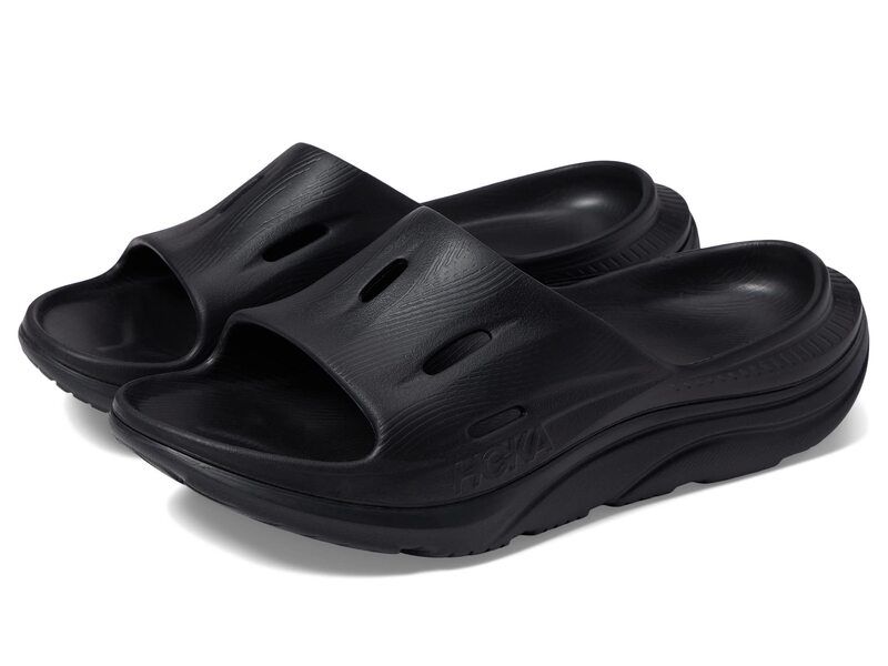 ホカオネオネ メンズ シューズ サンダル Hoka Ora Recovery Slide 3 BlackBlack ブラック