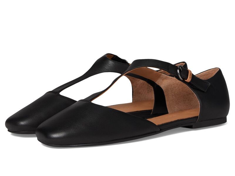 ケネスコール レディース シューズ サンダル Gentle Souls by Kenneth Cole Wyatt Black Leather ブラック