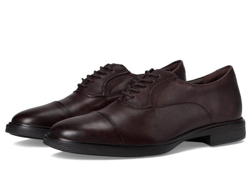 ロックポート メンズ シューズ オックスフォード Rockport Keefe Dark Brown Leat ブラウン