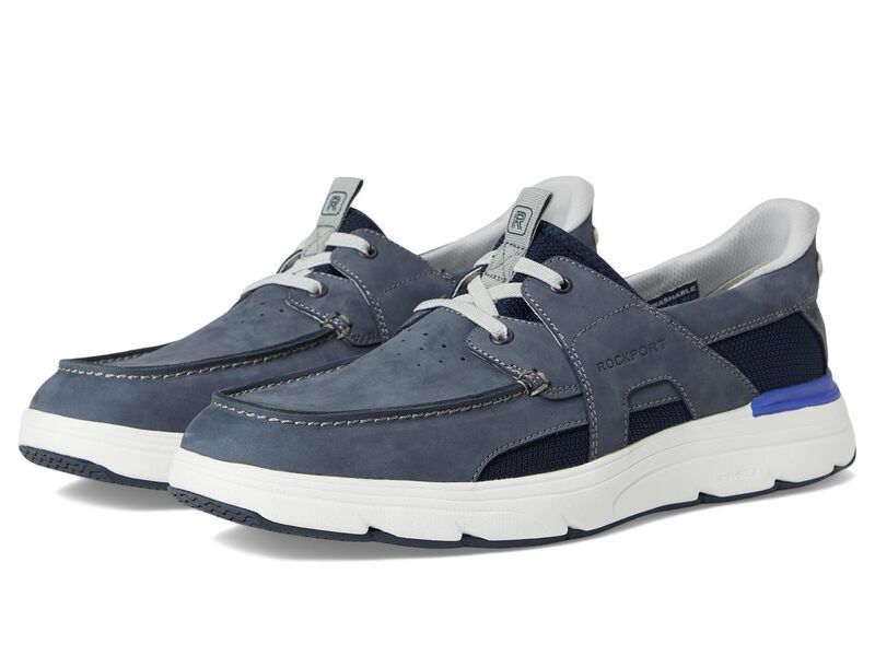ロックポート メンズ シューズ Rockport Seadon Dark Blue Nubuc ブルー