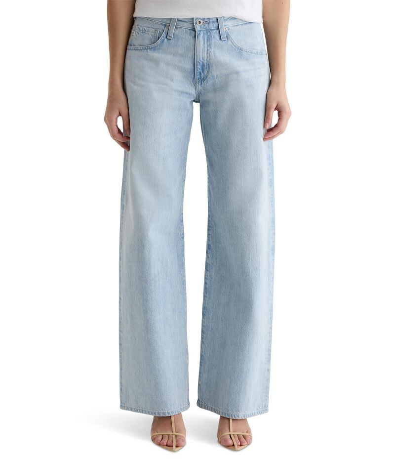 エージージーンズ レディース ボトムス デニムパンツ ワイドレッグ ローライズ AG Jeans Adria Low Rise Baggy Wide Leg in Sunfaded Sunfaded