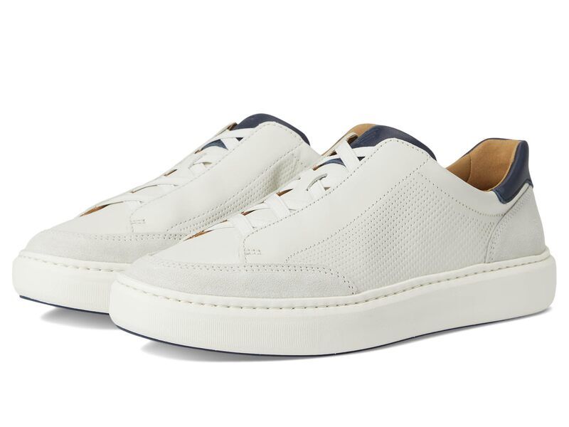 ジョンストンアンドマーフィー メンズ シューズ スニーカー レース Johnston Murphy Anderstretch LaceToToe White Full Grai ホワイト