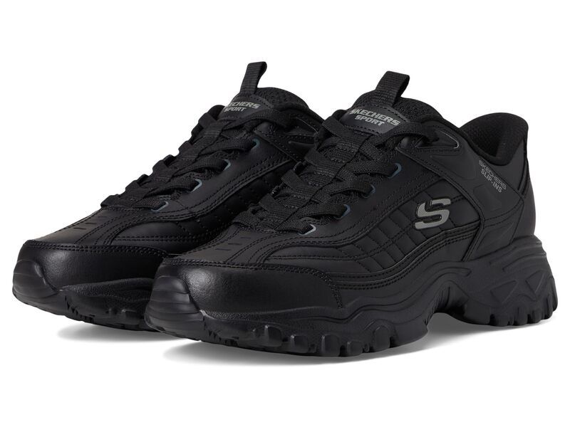 スケッチャーズ メンズ シューズ スニーカー SKECHERS Afterburn ELite Grill Corporal Hands Free SlipIn BlackBlack ブラック