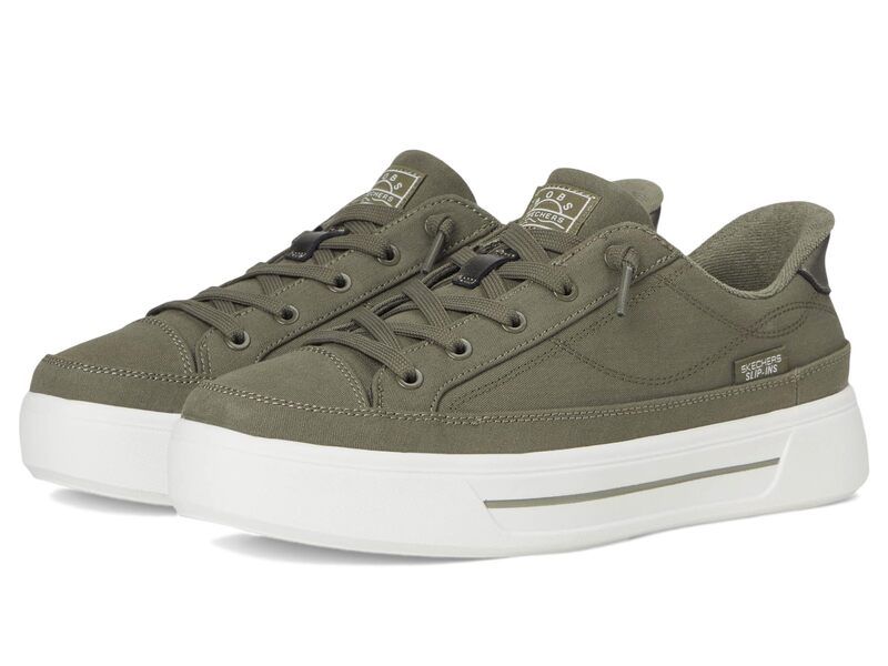 スケッチャーズ レディース シューズ スニーカー BOBS from SKECHERS Bobs Social Olive オリーブ