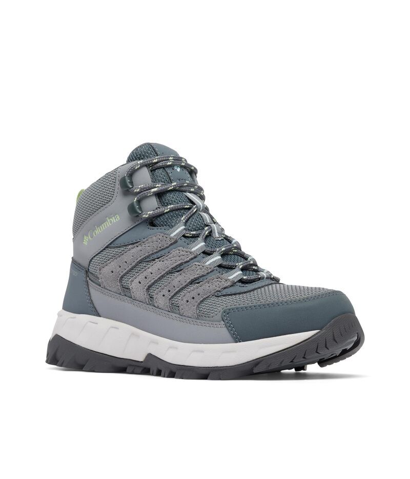 コロンビア レディース シューズ ブーツ・レインブーツ Columbia Strata Trail Mid Wp TI Grey SteelS グレー